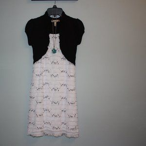 Speechless/ Girls Formal Black & White Dress (10)